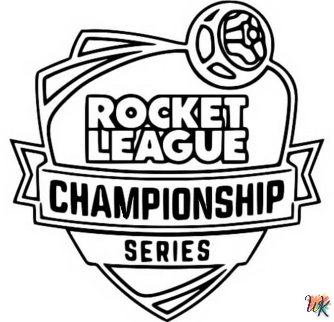 image pour coloriage Rocket League  enfant