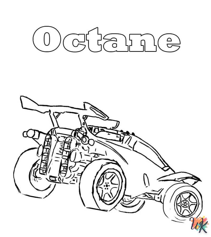 coloriage Rocket League  a dessiner et imprimer