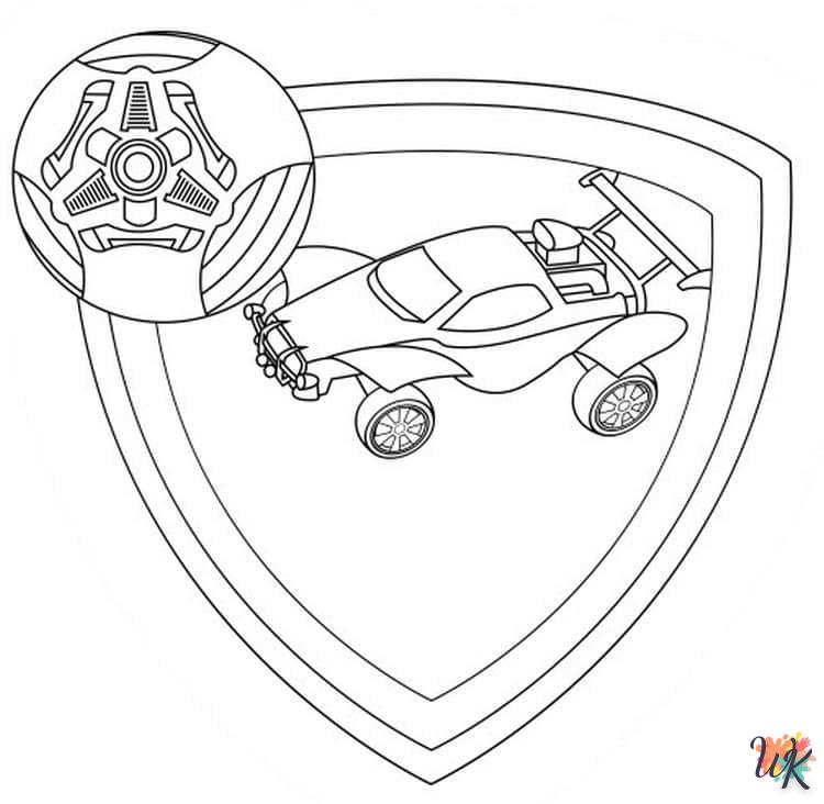 coloriage Rocket League  gratuit