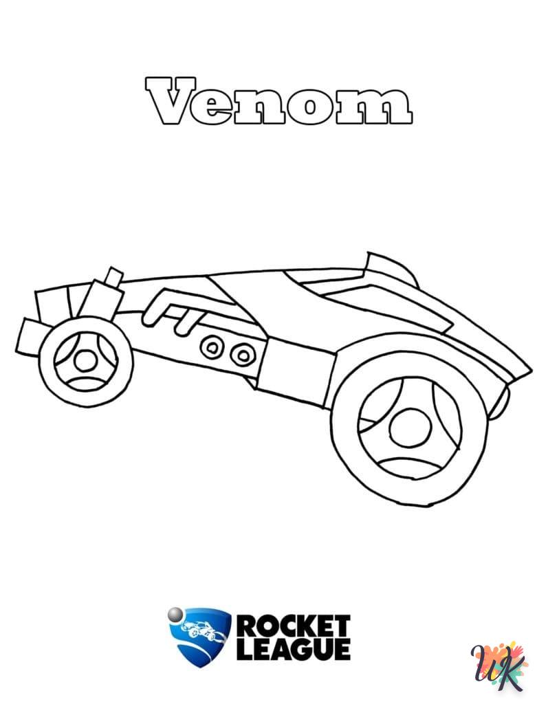 coloriage Rocket League  bebe à imprimer gratuit