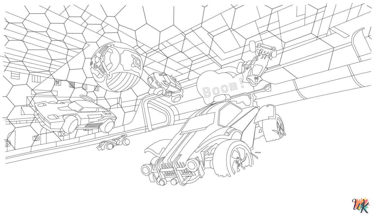 coloriage Rocket League  à imprimer gratuit