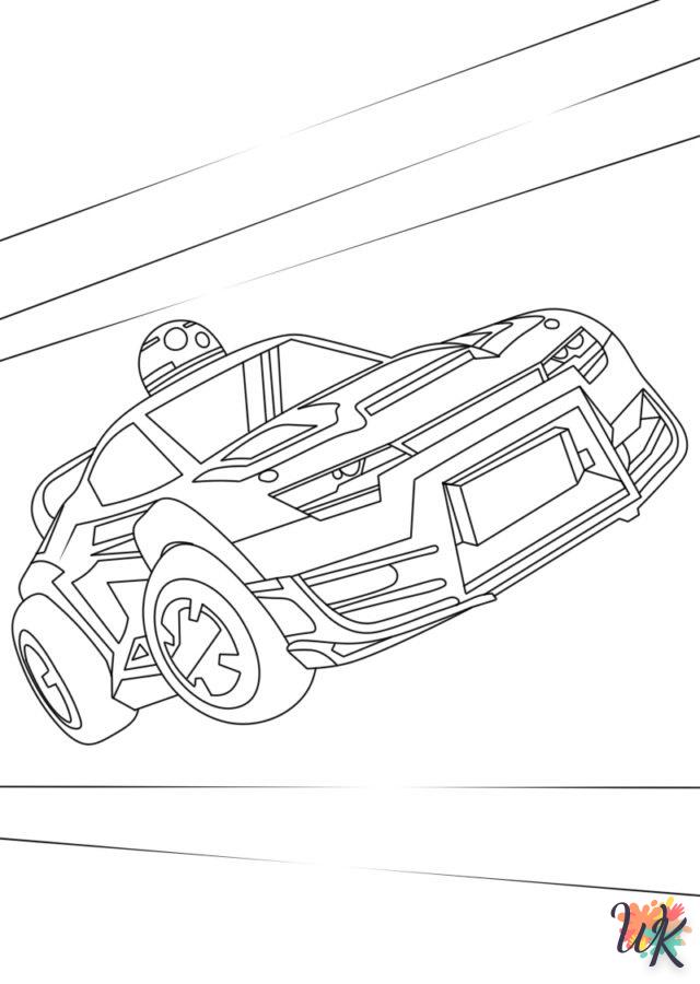 coloriage Rocket League  à imprimer gratuitement pdf 1