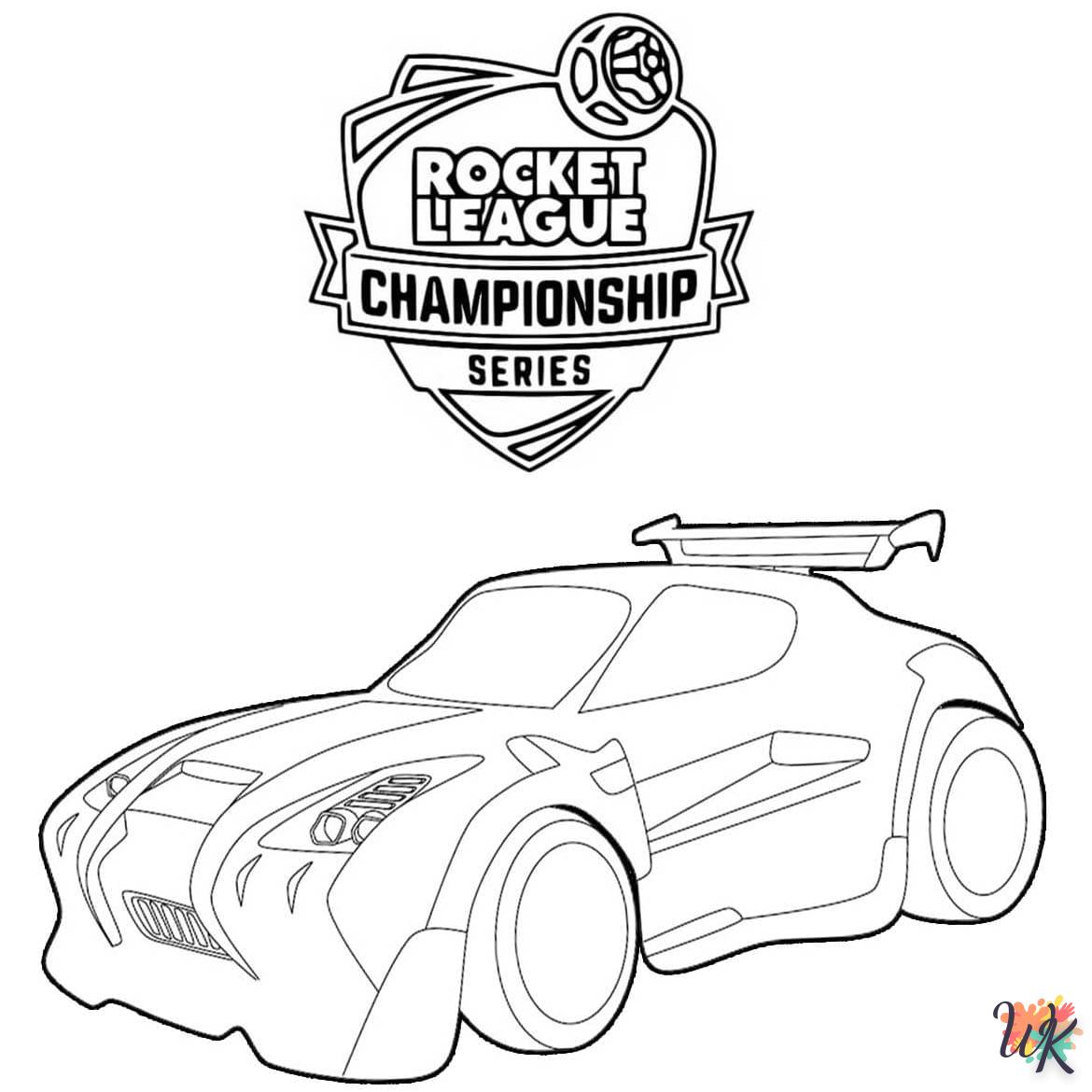 coloriage Rocket League  en ligne gratuit