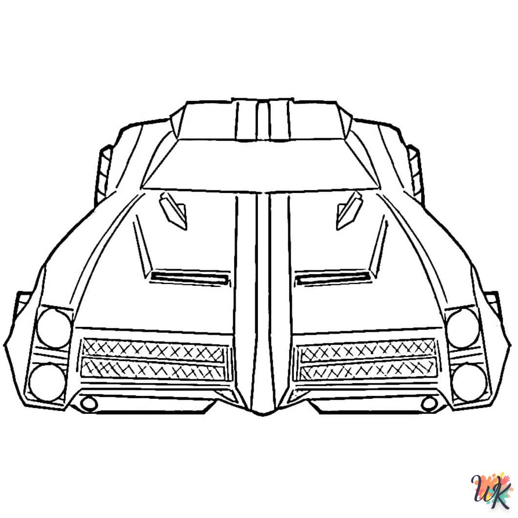 coloriage Rocket League  licorne en ligne gratuit à imprimer