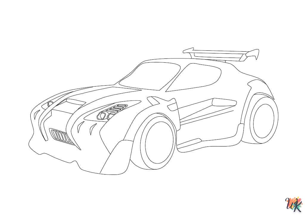 coloriage Rocket League  en ligne gratuit pour 12 ans