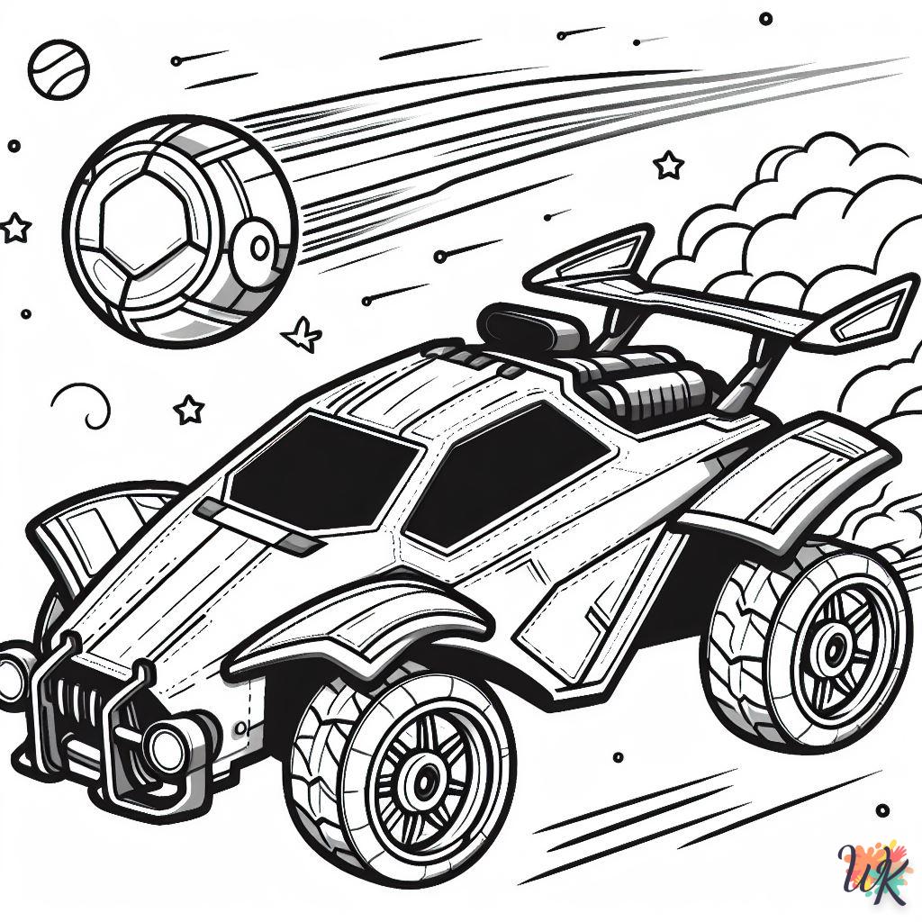 coloriage Rocket League  gratuit en ligne