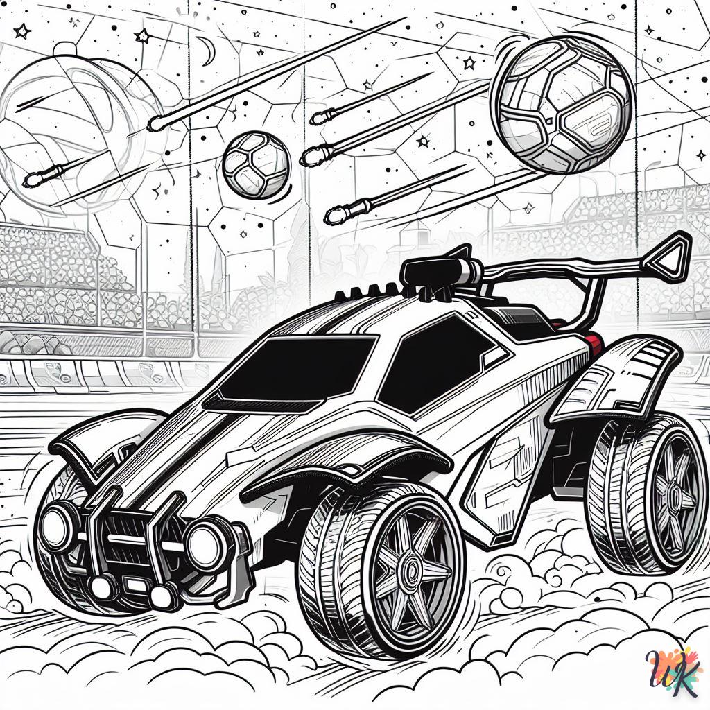 coloriage Rocket League  a telecharger