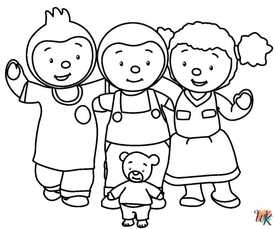 coloriage Tchoupi  a colorier en ligne gratuitement