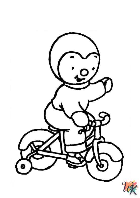 coloriage Tchoupi  pour enfants à télécharger