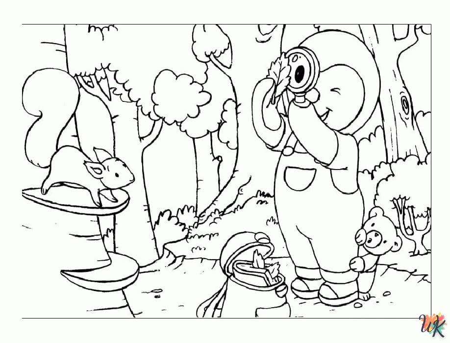 coloriage Tchoupi  à imprimer pdf gratuit