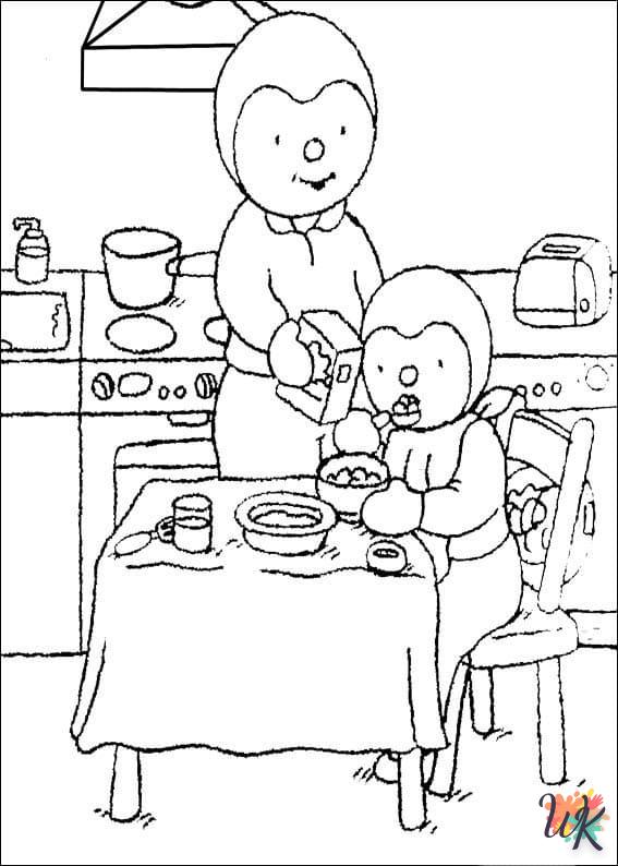 coloriage Tchoupi  bebe animaux a imprimer gratuit 1