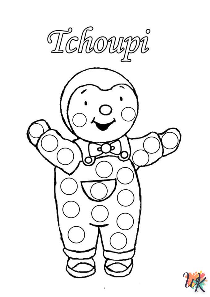 coloriage Tchoupi  de pour enfants