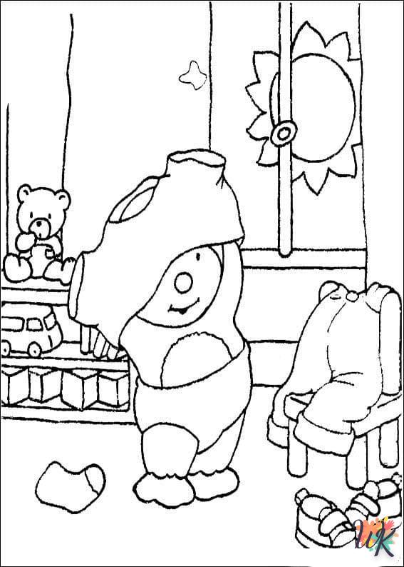 coloriage Tchoupi  educatif pour enfant