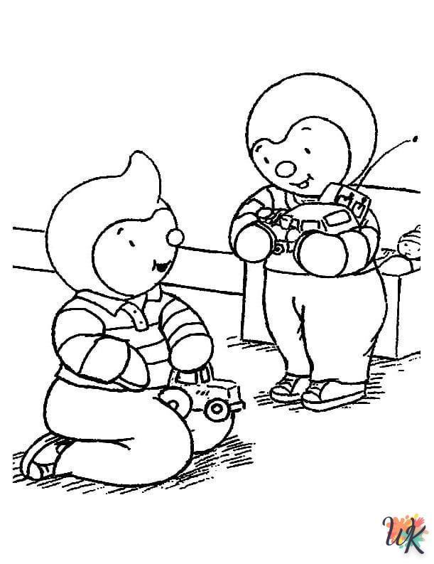 coloriage Tchoupi  en ligne pour bebe de 2 ans 1