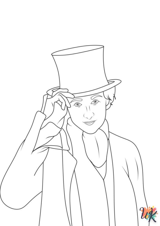 coloriage Wonka  en ligne a colorier