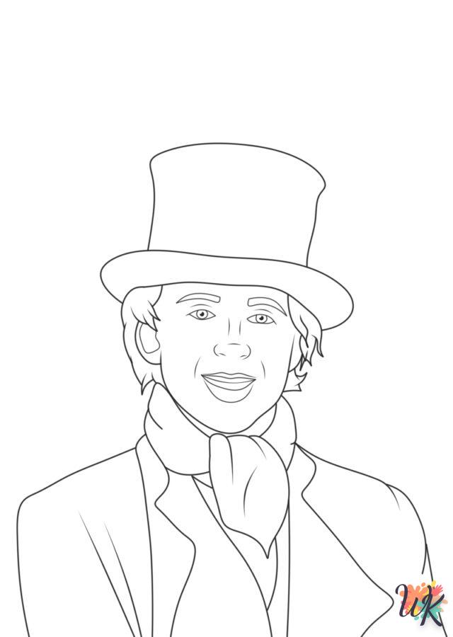 coloriage Wonka  à imprimer pour enfant de 3 ans