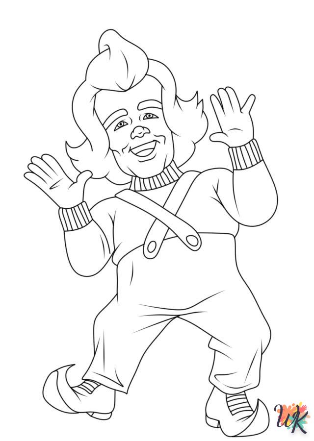 image pour coloriage Wonka  enfant