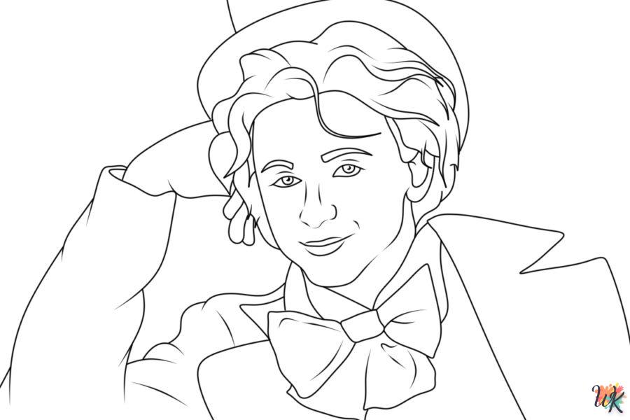 coloriage Wonka  pour enfants à imprimer