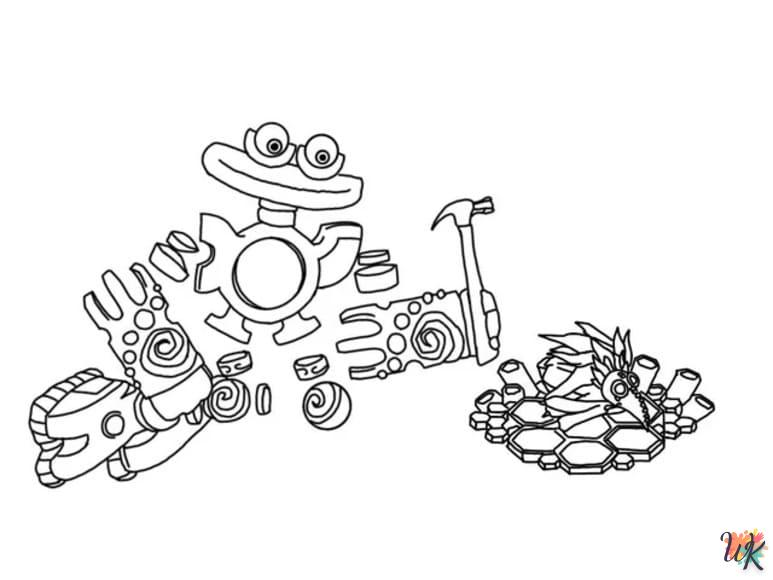 a imprimer coloriage Wubbox  gratuit