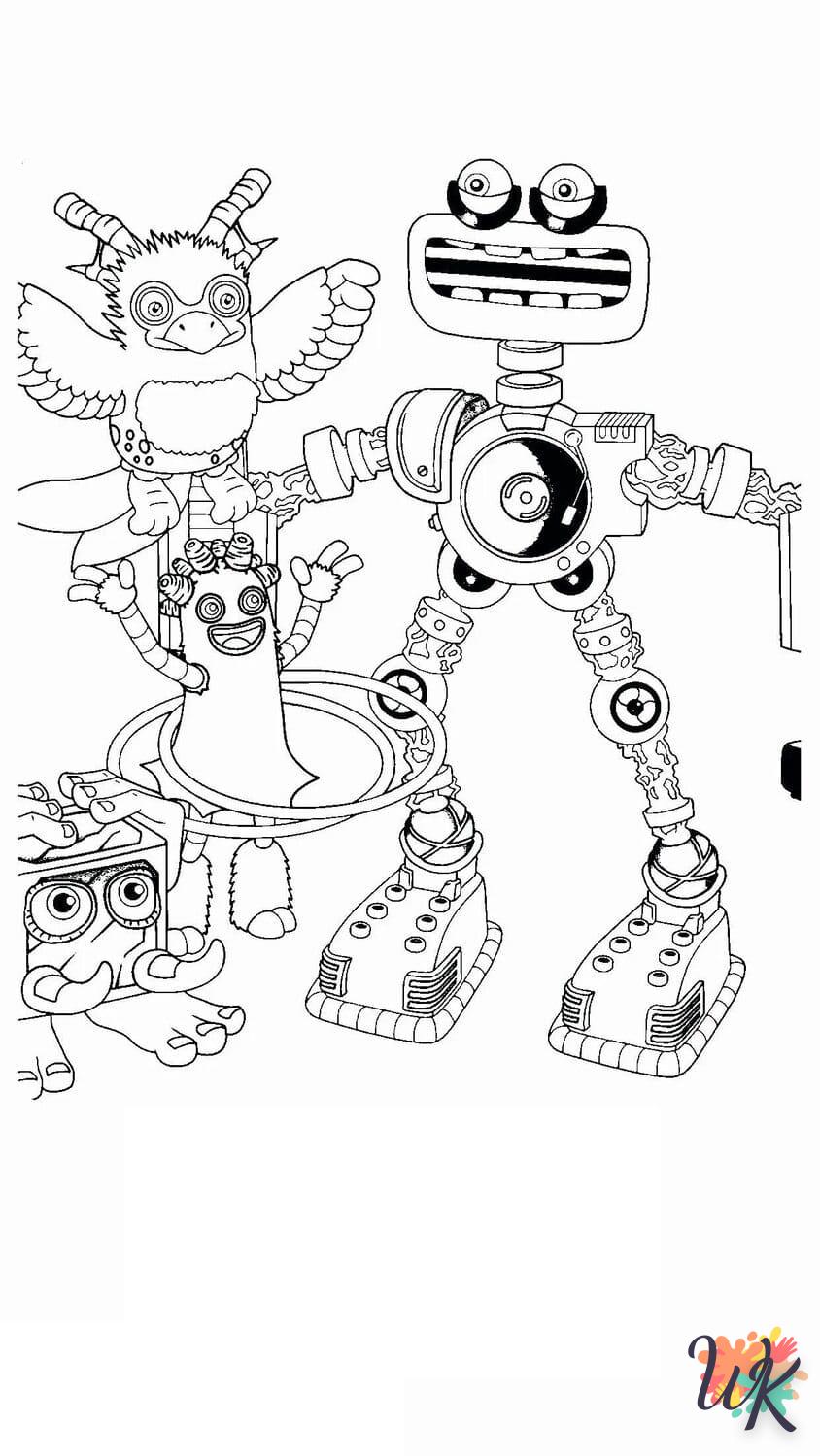 coloriage Wubbox  à imprimer pdf gratuit