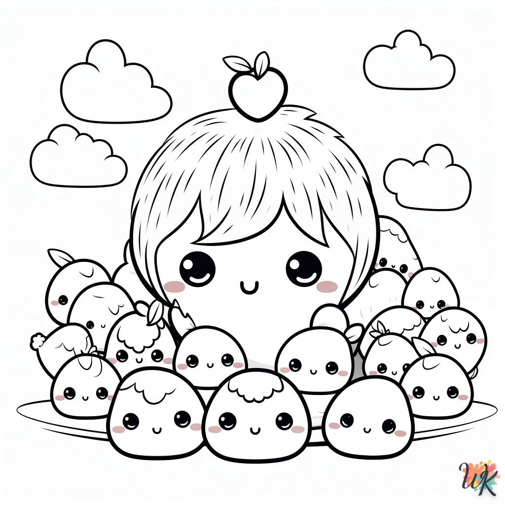 coloriage Animaux Mignons  à imprimer a4