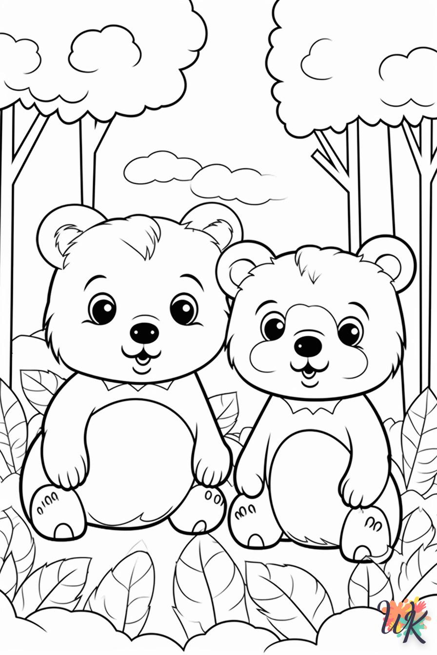 coloriage Animaux Mignons  enfant 7 ans a imprimer