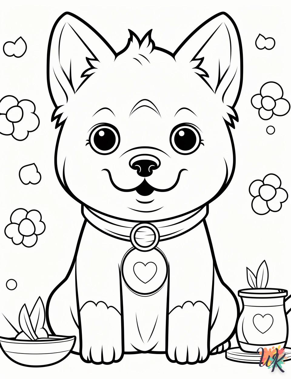 coloriage Animaux Mignons  a imprimer enfant 5 ans