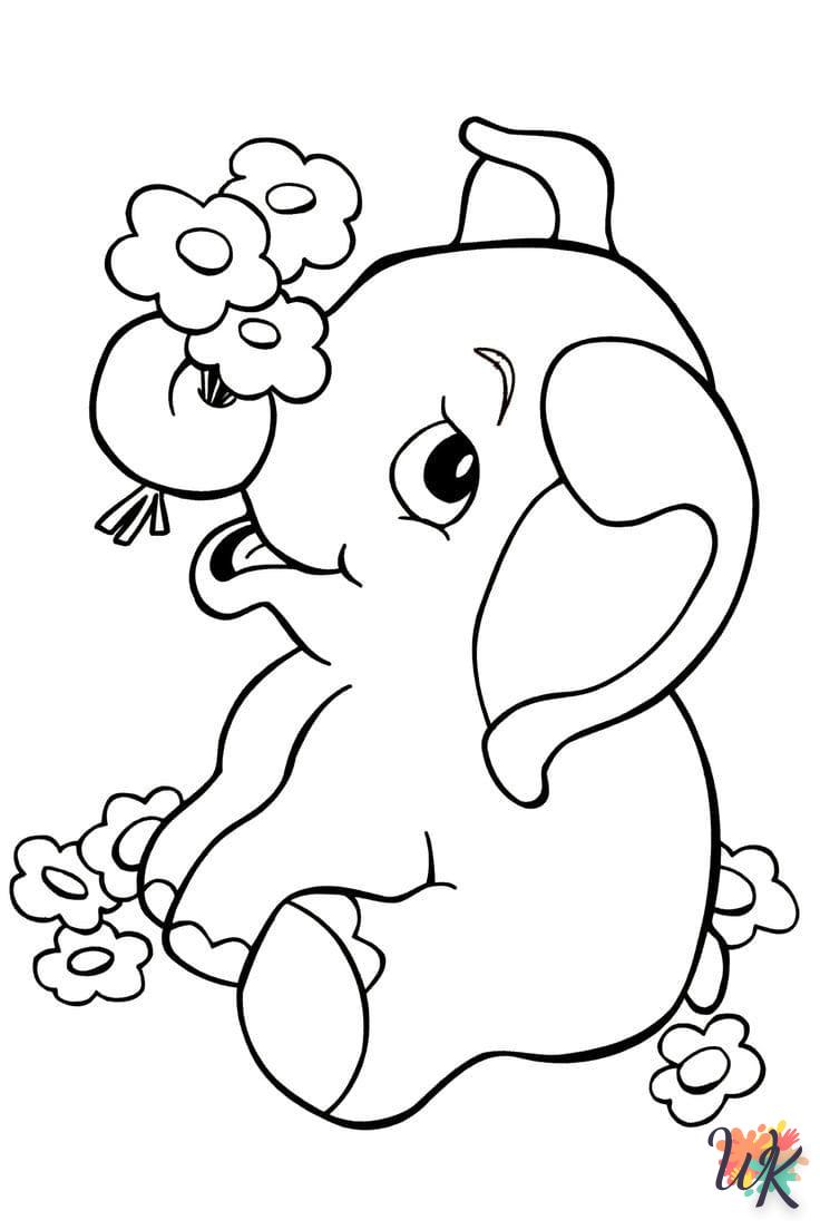 coloriage Animaux Mignons  en ligne gratuit pour 12 ans