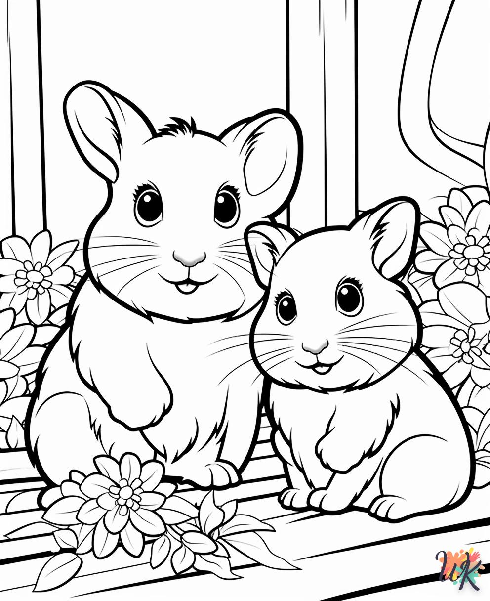 coloriage Animaux Mignons  enfant a imprimer