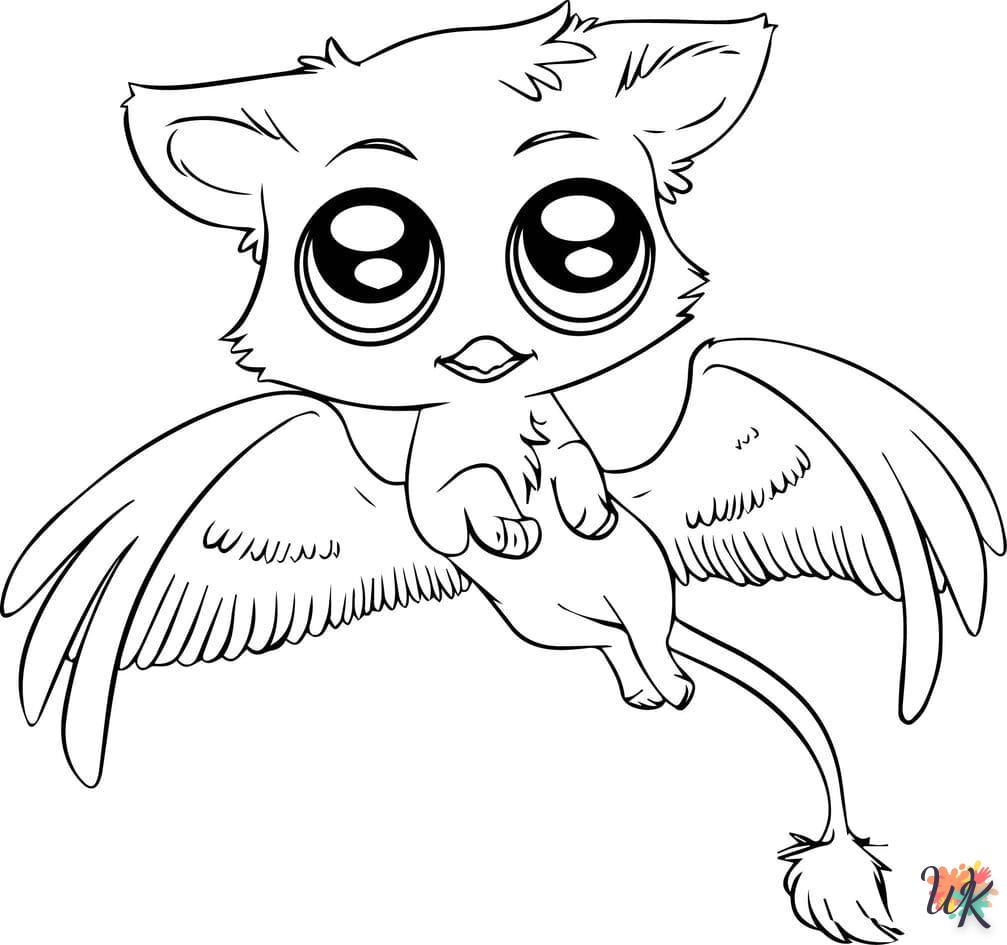 coloriage Animaux Mignons  pour enfants à télécharger