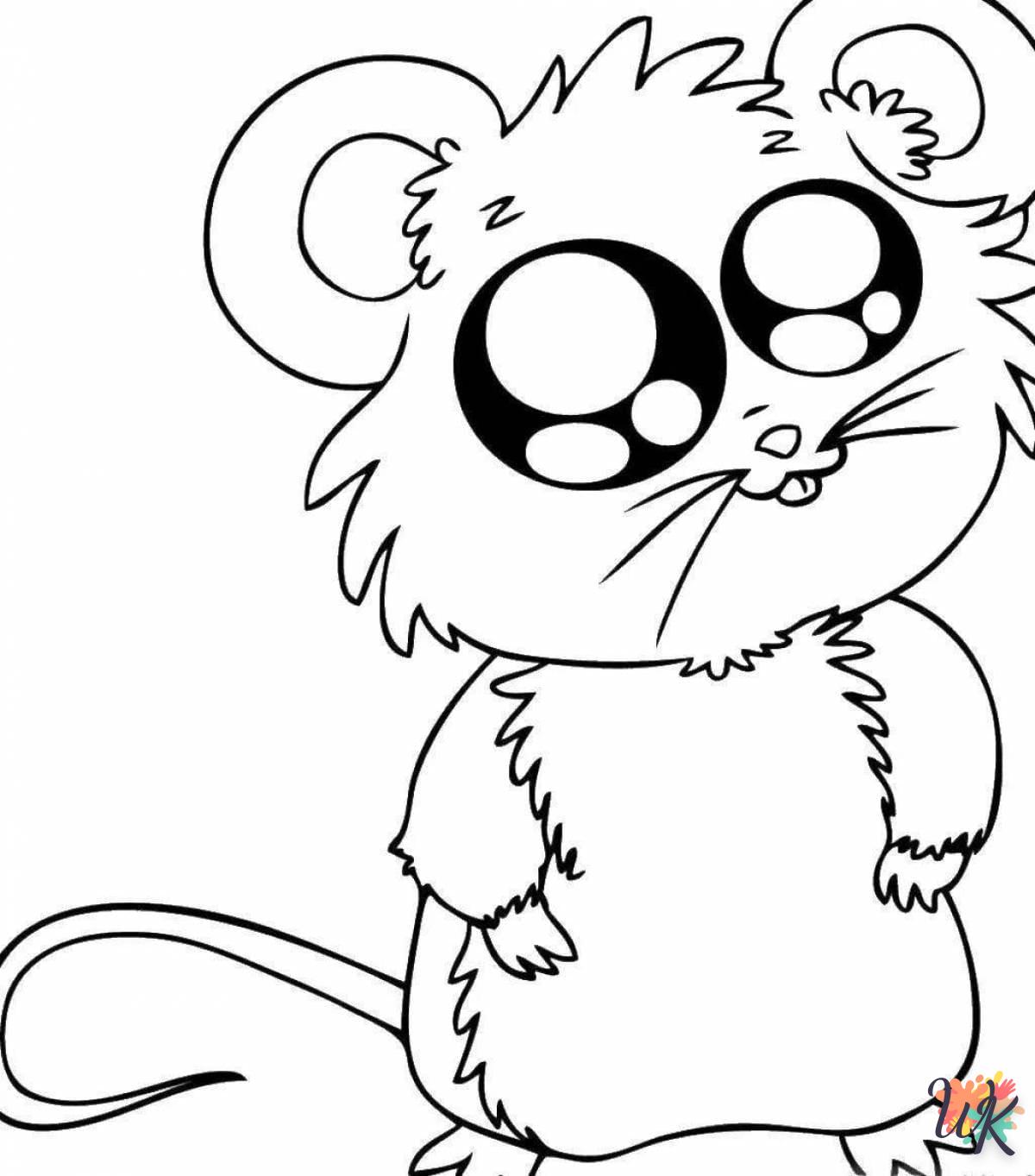 coloriage Animaux Mignons  en ligne pour bebe de 2 ans