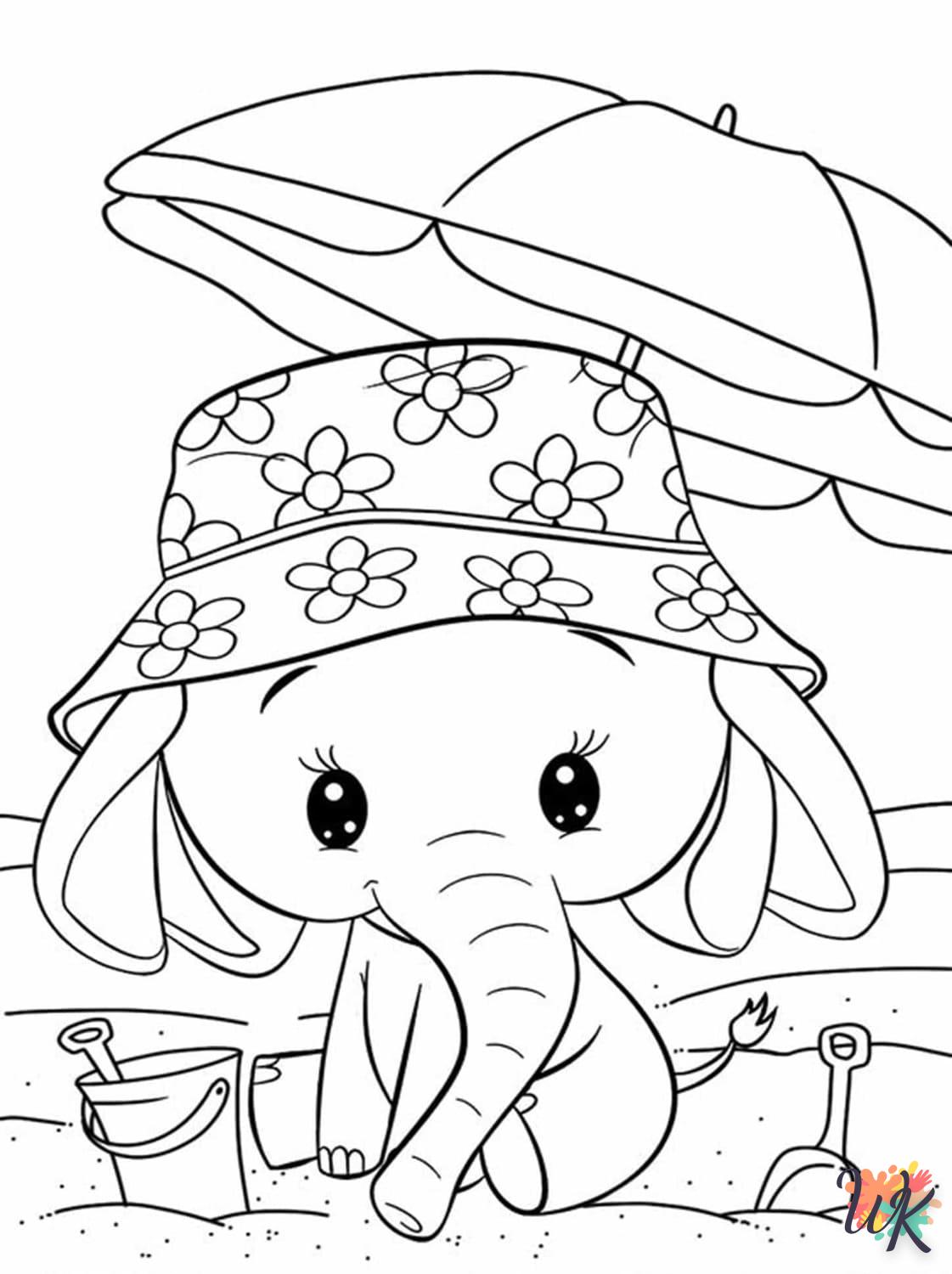 coloriage Animaux Mignons  et decoupage