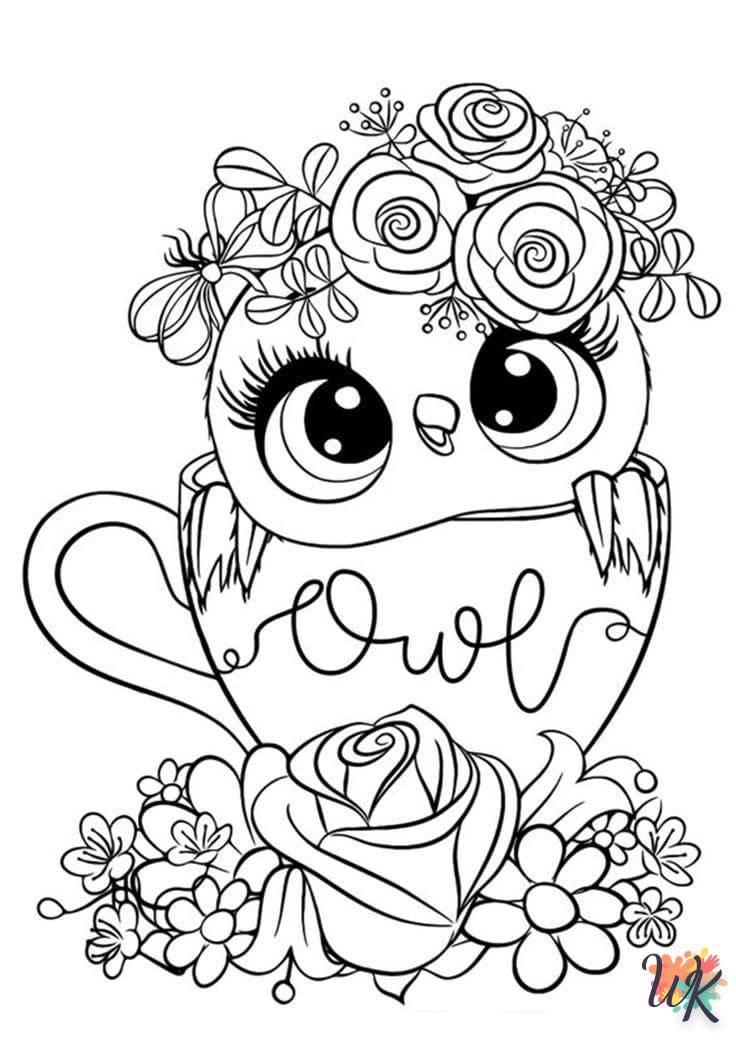 coloriage Animaux Mignons  a imprimer enfant 6 ans