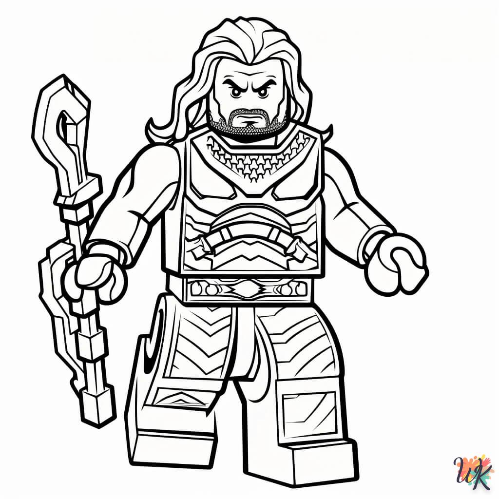 coloriage Aquaman  pour enfant a imprimer