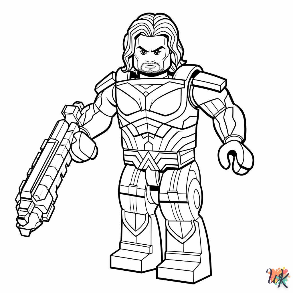 coloriage Aquaman  gratuit a imprimer