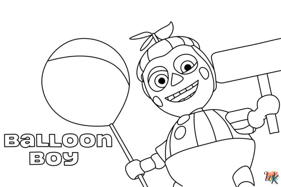coloriage Balloon Boy Phantom  en ligne a colorier