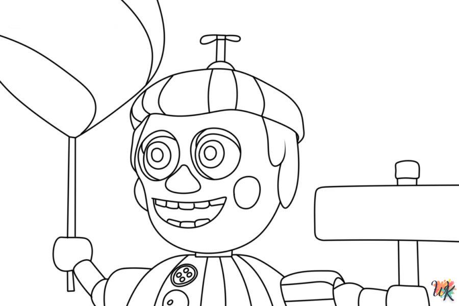 coloriage Balloon Boy Phantom  enfant 8 ans a imprimer