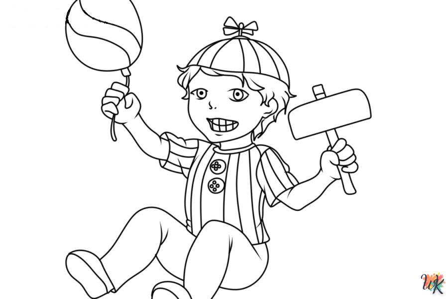 image de coloriage Balloon Boy Phantom  pour enfant