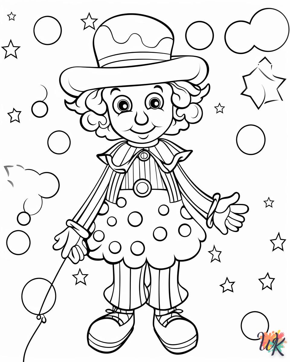 coloriage Carnaval  de pour enfants