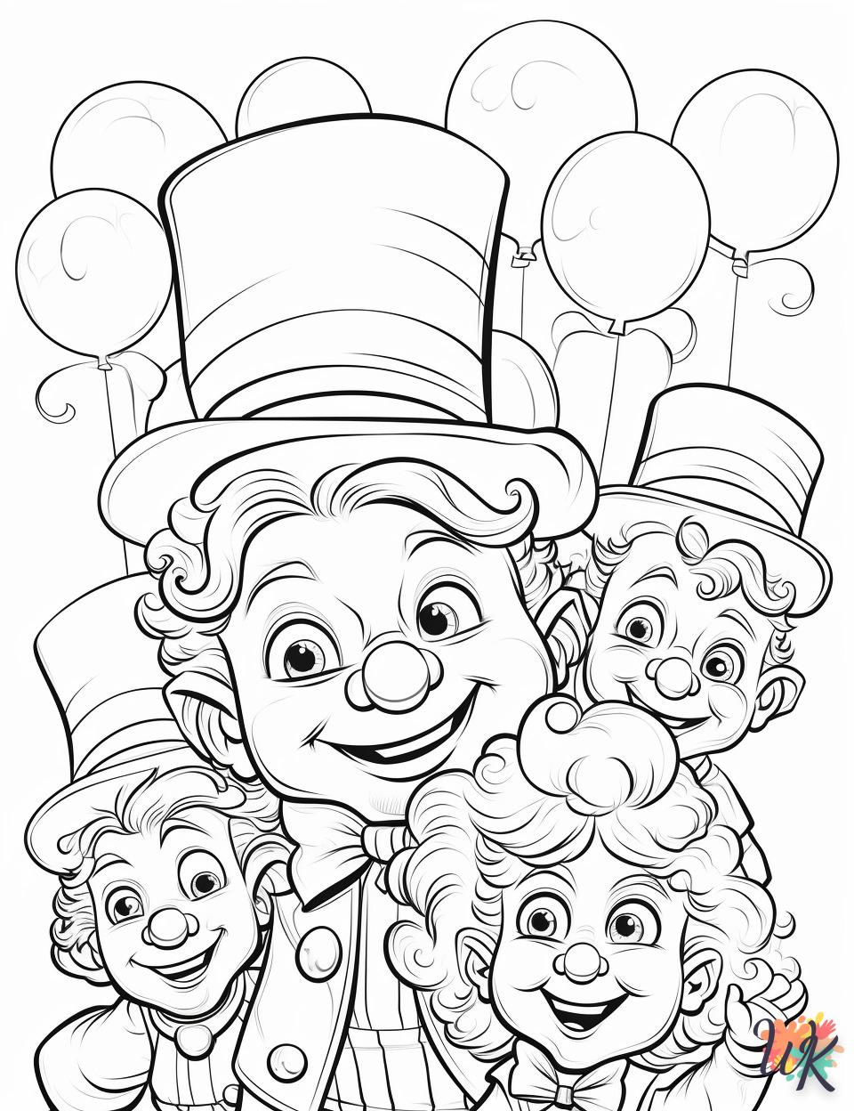 coloriage Carnaval  a imprimer gratuitement