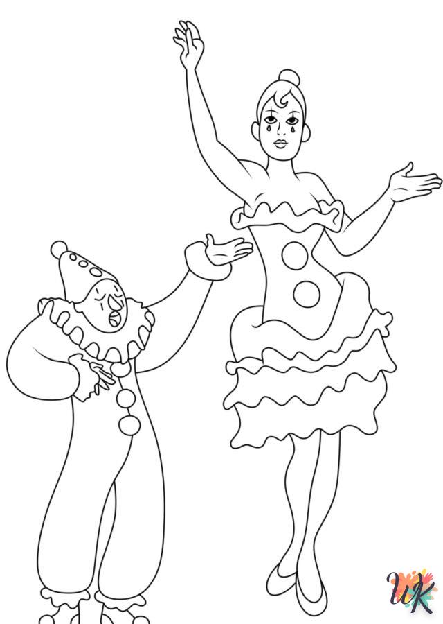 coloriage Carnaval  à imprimer pour enfants