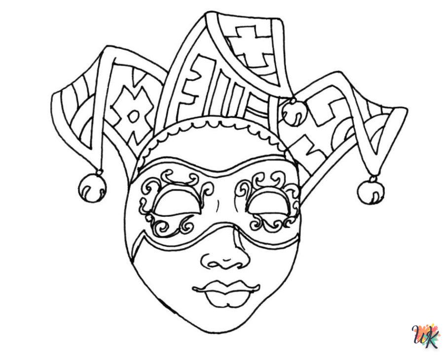 coloriage Carnaval  gratuit en ligne