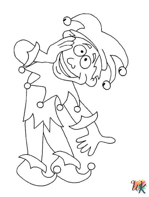 coloriage Carnaval  a imprimer enfant 5 ans