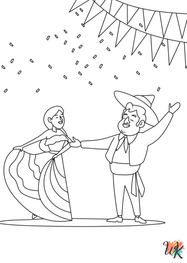 coloriage Carnaval  a colorier en ligne 1