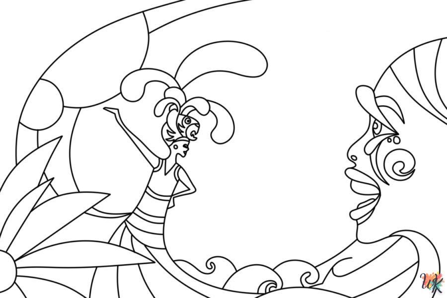 coloriage Carnaval  en ligne a colorier 1