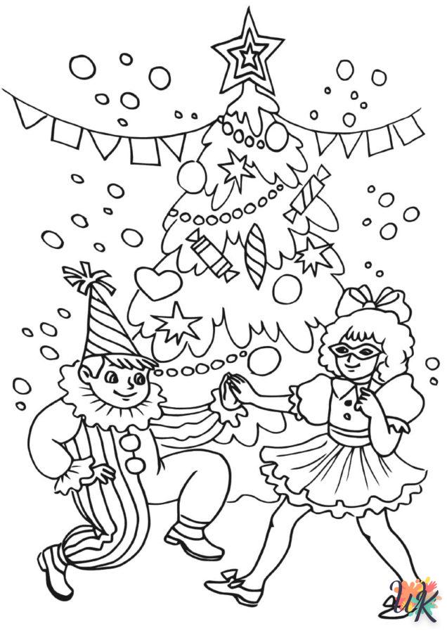 coloriage Carnaval  pour enfants a imprimer 1