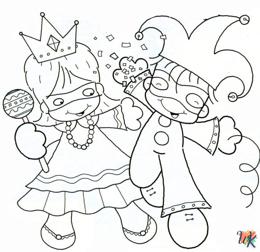 coloriage Carnaval  pour bebe a imprimer 1