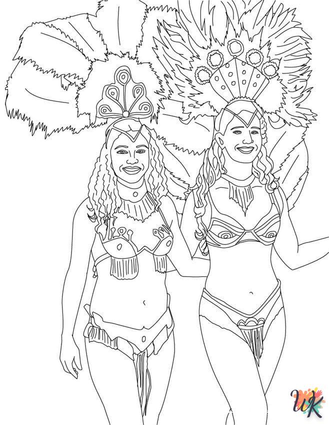 coloriage Carnaval  a colorier en ligne 2