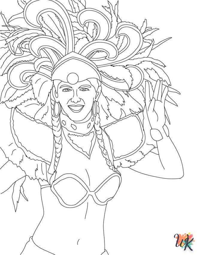 télécharger coloriage Carnaval  gratuit