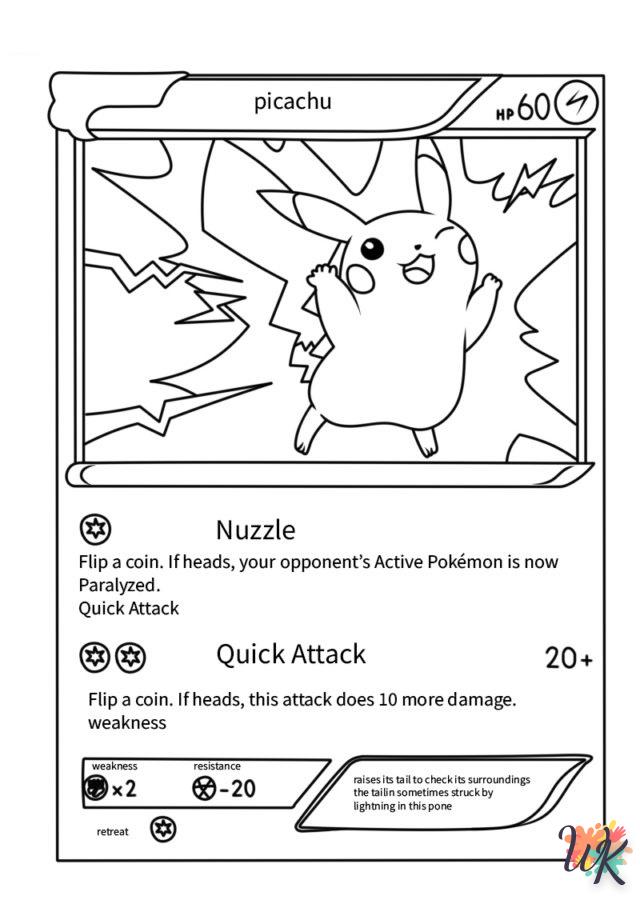 coloriage Cartes Pokemon  a imprimer